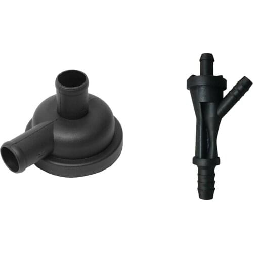 1 Pcs Crankcase Ventilator Exhaust VALVE & 1 Pcs 058133753B Engine Suction Pump Purge Valve