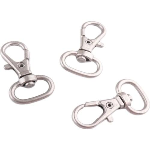 20 PCS Swivel Trigger Hook Clip Lobster Clasp Buckle for DIY Craft KeyRing Outdoor Backpack Strap Dog Collar Hanger Snap hook