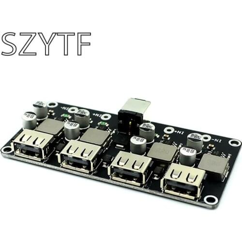 4 channel module 12V24V fast charge fast charge transfer QC3.0 single USB phone charging plate