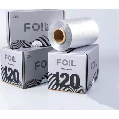 Salon Hair Perm Aluminum Foil Tin Paper 50m*12cm Professional Separating Stain Hairdressing Supplies Stylist Coloring Tool