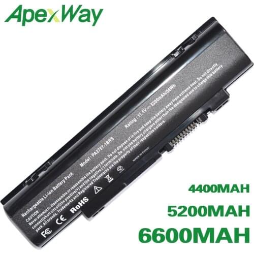 ApexWay 6 Cell Laptop Battery for Toshiba PA3757U-1BRS PABAS213 Qosmio F60 F750 F755