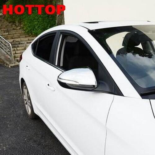 For Hyundai Elantra Ad 2016 2017 Side Mirror Cover Chrome Cover Trim Cap With Side Lamp Anti Scratch Accessories Car Styling