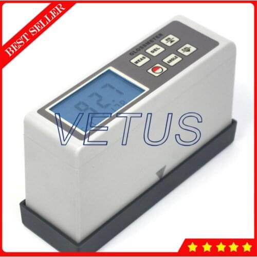 Granite Gloss Meter Glossmeter 20 60 Degree for Ink Paint Wood Marble Granite with 0.1 ~ 200 GU Range surface Gloss Test Digital