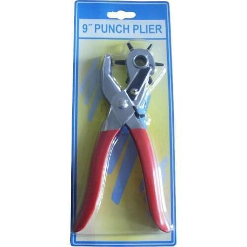 DHL 50pcs Leather Belt Hole Punch Plier Eyelet Puncher Revolve Sewing Machine Bag Setter Tool Watchband Strap leathercraft