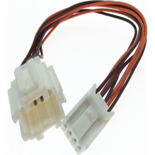 For Honda fit reversing camera rearview mirror harness foot door welcome atmosphere light 8PIN female electric male connector