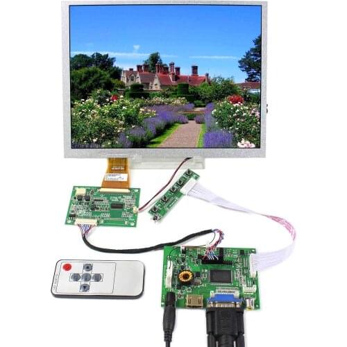 H DMI+VGA+2AV+Audio LCD Controller Board With 10.4inch 800X600 A104SN03-V1 LCD Screen
