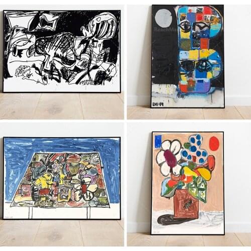 Air Lechinsky - Eddie Martinez Art Print, Pop Art Print, Abstract art print, Contemporary Art, Eddie Martinez Poster, Abstract