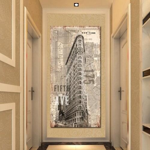 Empire State Building Canvas Painting Famous Modern New York City Landscapes HD Print and Poster Wall Picture For Living Room