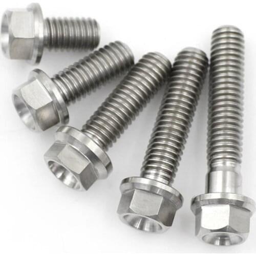 Flange Screws Flange Head Bolt Flange Bolt Fastener for Bike and Motorbike