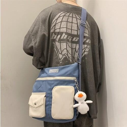 Multi-purpose Shoulder Bags Female Nylon Crossbody Bags for Women Casual Korean Style Large-capacity Messenger Bag Student Woman