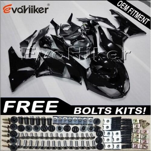 Motorcycle Fairing hull for ZX6R 2009 2010 2011 2012 Black ZX 6R 09 10 11 12 ABS plastic motor Fairings kit Injection mold