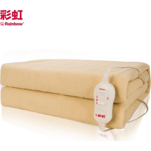 Single Economical Under Heating Electric Blanket Bed Mattress Carpet No woven polyester fabric Eu plug OEM ODM 1215aa
