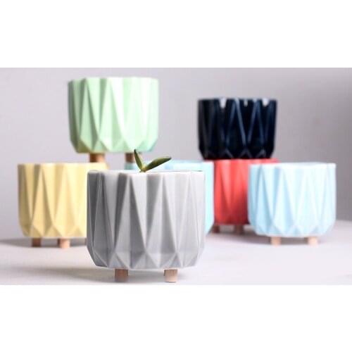 Vase Home Decor Room Decorations ваза для цветов vases Decoration Salon Ceramic Flowerpot Simple Office Hydroponic Ins Nordic