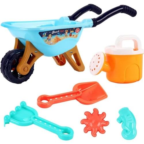 Beach Toy Sand Set Bucket Trolley Shovel Sand Play Beach Game Toy 2021 Summer Outdoor Toy for Boys Girls Water Play Kids Gifts