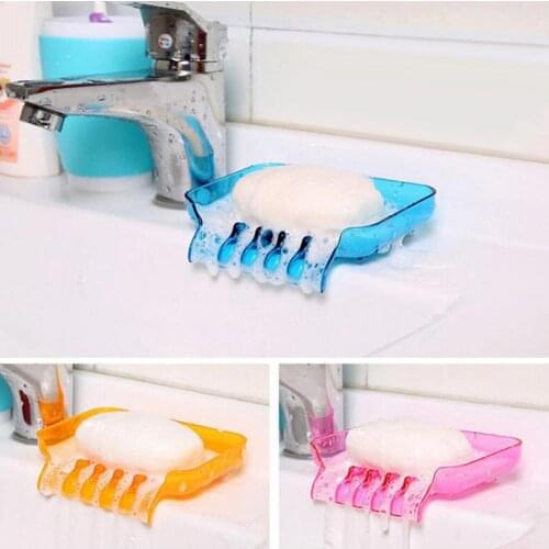 Bathroom Shelf Towel Soap Dish Holder Kitchen Sink Dish Sponge Storage Holder Rack Robe Hooks Sucker Accessories