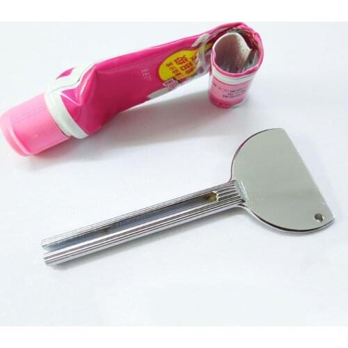 Stainless Steel Toothpaste Squeezer Tool Multifunctional Plastic Cream Tube Squeezing for Washroom Supplies
