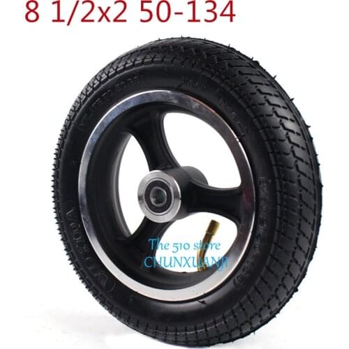 8 1/2 X 2 Outer Tire & Inner Tube Fits Xiaomi Mijia M365 Smart Electric / Gas Scooter Pram Stroller 8.5 Inch Tyre