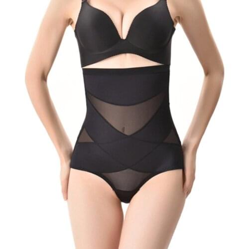 All Season Women High Waist Tummy Control Girdle Slimming Ladies Body Shaper Hip Lift Underwear Slim Fit Black Purple Skin S-3XL