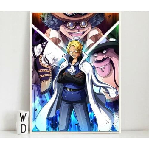 Japanese Blood Anime One Piece Sabo For The Modern Home Living Room Decorative Canvas Module Poster Decorative Painting Prints