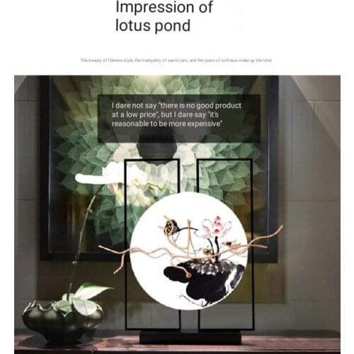 YILUNXI New ceramic wrought iron decoration living room TV cabinet porch crafts home model room decoration