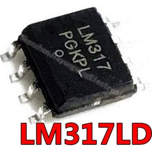 10PCS/LOT LM317 LM317LD LM317LM LM317LDR2G SOP-8 New original spot hot sale