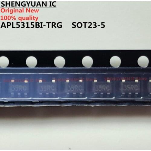10 pcs APL5315BI-TRG 35RX 35R SOT23-5 APL5315BI APL5315 Adjustable Low Dropout 300mA Linear Regulator 100% new imported original