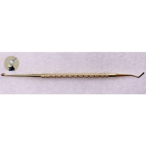 10 Pieces Dental Gold Composite Resin Light Cure Metal Handle OptraSculpt Fast Quick Tool