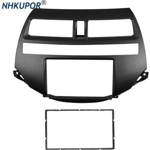 2 Din Car Radio Fascias For Honda Accord/Crosstour 2008+ Auto DVD Stereo CD Panel Dash Mounting Installation Trim Kit Face Frame