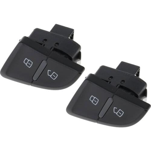 2 Pieces Right Front 8K2962108A Car Central Door Lock Switch for Audi A4 A4L B8 Auto Interior Replacement Parts