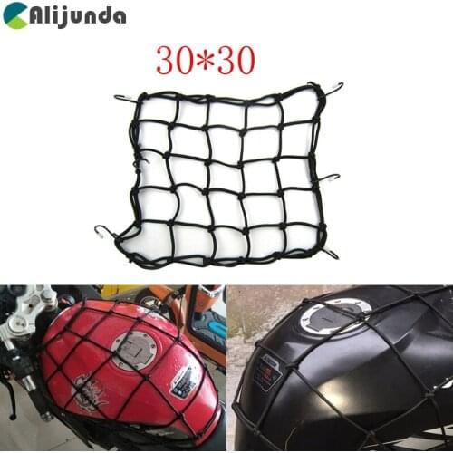 30 * 30 cm Motorcycle Bicycle Cargo Net Helmet Rope Luggage Storage Case Briefcase Blue Red Black Motorcycle Net Bag Mesh