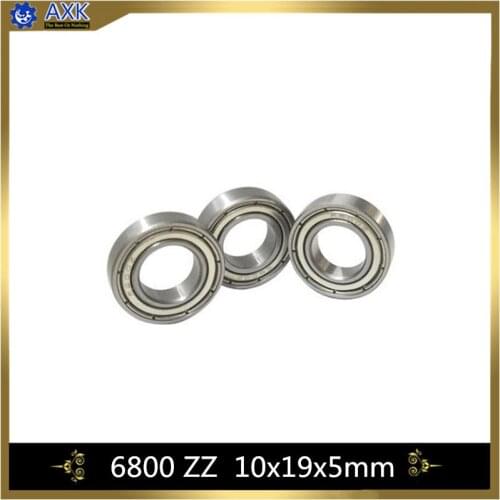6800ZZ Bearing 10*19*5 mm ( 10 PCS ) ABEC-1 Metric Slim Thin Section 61800Z 6800 Z ZZ Ball Bearings 6800Z