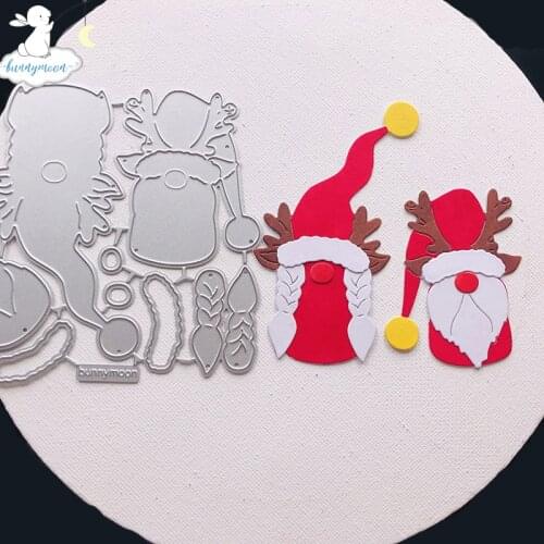 Bunnymoon Santa Claus 2020 New Metal Cutting Dies Stencils for Scrapbooking/photo Album stamps Decorative Embossing DIY Cards