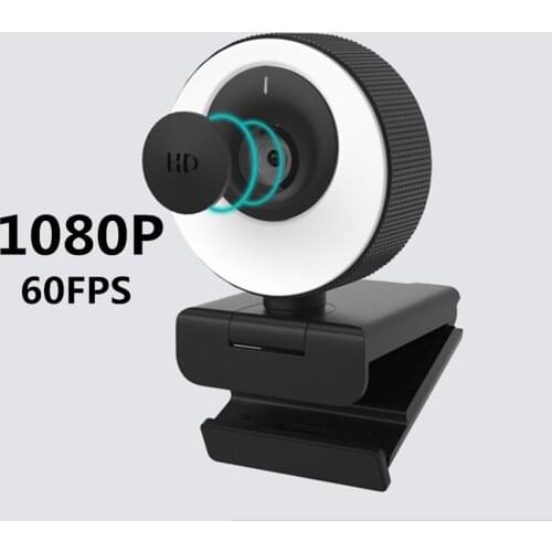 BENTOBEN 1080P 60fps Webcam With Microphone Auto Focus Web Camera For Desktop Laptop Meeting Streaming USB Web Cam Plug and Ply
