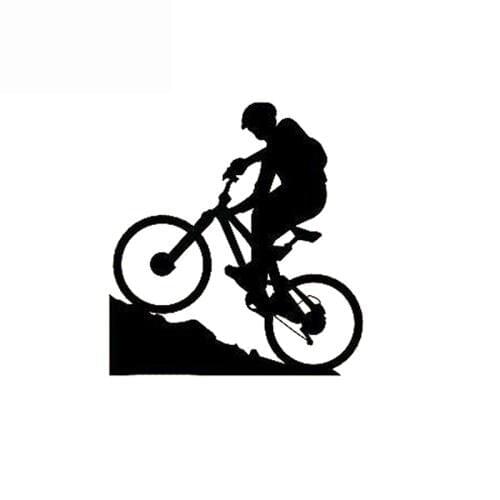 Dawasaru Mountain Biking Extreme Sports Car Sticker Personalized Decal Laptop Truck Motorcycle Auto Accessories PVC,11cm*11cm