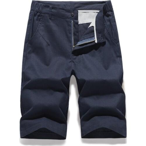 Cotton Mens High-quality Overalls Shorts New Summer Casual Loose Five-point Pants M-4XL Mens Beach Shorts Pantalones Cortos