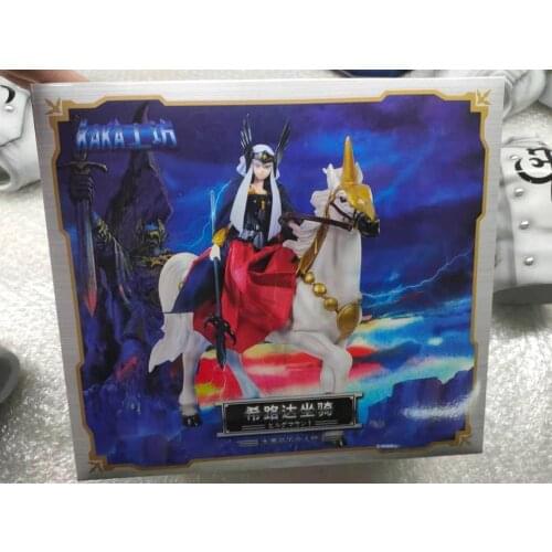 KAKA MODEL Saint seiya Hilda Ride White Horse Statue Cloth Myth saint Crstal saint Figure