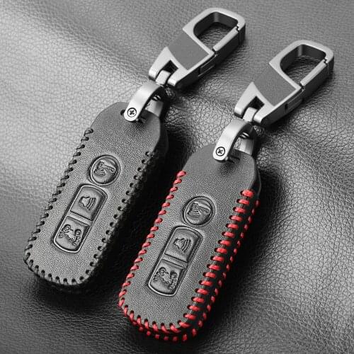 Genuine Leather motor key cover case shell for Honda PCX 150 hybrid X-ADV SH125 Scoopy SH300 Forza 125 3 button key
