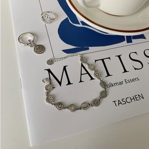 Miuoxion Retro Personality Party Punk Jewelry Many Expression Bracelet For Women Feature Namour Charm Gift All Seasons