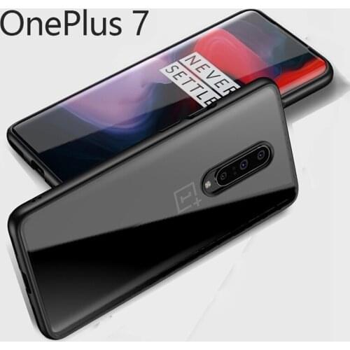 300PCS New Oneplus Mobile Phone Case Plus 7 pro Protective Cover Transparent Silicone 1+7 Ultra-thin Mobile Phone Case