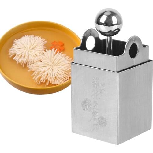 Chrysanthemum Tofu Knife Cut kitchen Accessories Cold Dish Styling Chrysanthemum Tofu Silk Mold Stainless Steel DIY