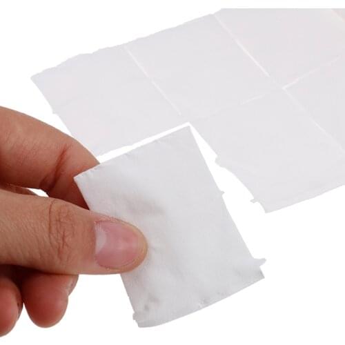 500 Pcs/Roll Nail Veeg Pad Witte Nagellak Gel Remover Doekjes Nail Art Tips Manicure Cleaning Doekjes Katoen lint Pads Papier