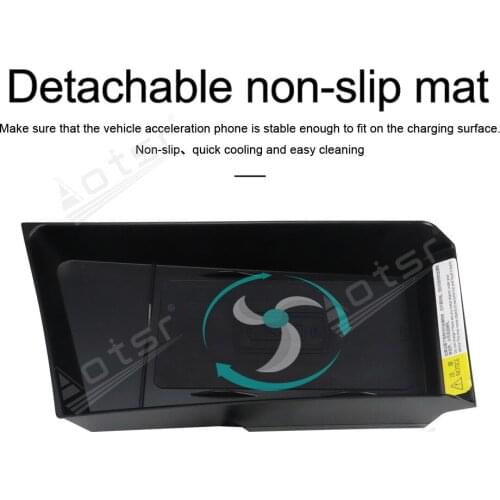 QI Wireless Quickly Fast Charge Special On-Board Charge Phone Charge Panel Android For BMW X1 2012 Car Non-slip Car Accessories