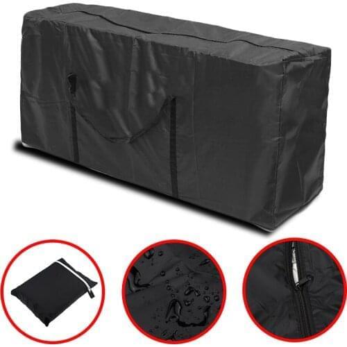 Waterproof Outdoor Garden Furniture Tent Cushions Large Storage Bag Pouch Case Cover Extra Large Cushion Xmas Tree Bag Black
