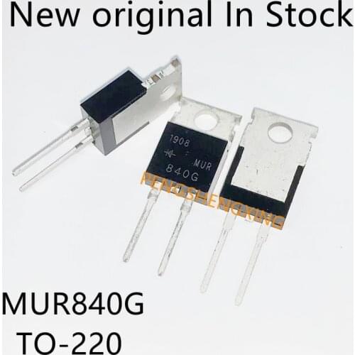 10PCS/LOT MUR840 8 a 400 v MUR840G U840 fast recovery diode TO-220 New original spot hot sale