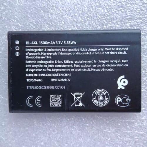 100% original new 1500mAh battery for nokia BL-4XL