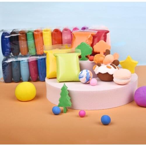 12/24/36 Colors Air Dry Super Light Polymer Clay Resin Filling Educational Safe Colorful Slimes Plasticine Resin Crafts