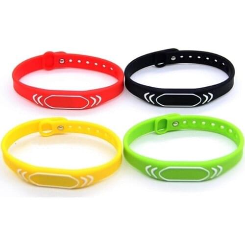 125khz TK4100 EM4100 Read Only Rfid Wristband 4Color Access Control Card Wrist band Bracelet Tag