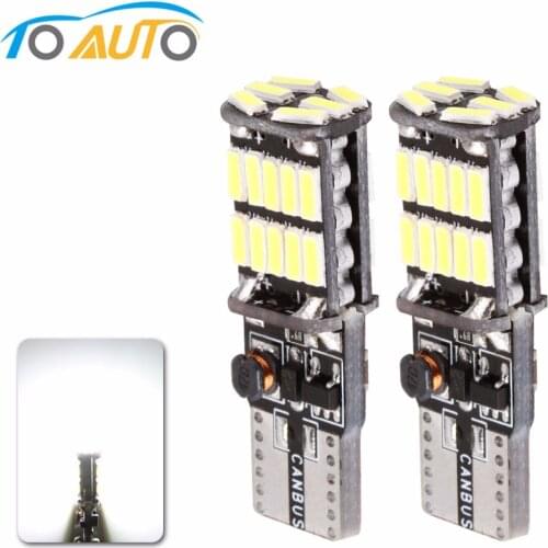 2 pcs/lot T10 canbus led 26 SMD 4014 canbus OBC No Error 194 W5W 168 super bright white car light auto bulb lamp car 12v