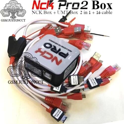 2020 version 100% Original NCK Pro box NCK Pro2 box ( NCK box+UMT box 2 in1 )+15 cables