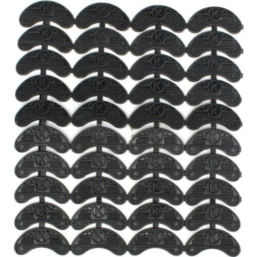 40PCS 20-Pair Rubber Heel Savers Toe Plates Taps DIY Shoe Repair Pads Size:56*24*3.1MM